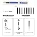 Tiankool Luxury Fountain Pen,Fine Nib, Exquisite Pen Gift Set for Men&Women-Includes 10 Ink Cartridges&Ink Converter- Nice Pens - Blue