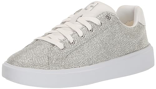 Cole HAAN Womens Grand Crosscourt Daily Sneaker, Silver Glitter MESH/Optic White, 5.5 B US