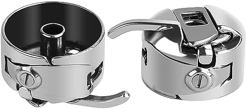 Image of ZENITH Combo Bobbin case and Pico Pressure Foot Snap on Type for Automatic Electric Low Shank Sewing Machines Suitable for Usha Janome Brother Singer etc Steel Finish (Combo Bobbin case and Pico)