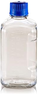 TriForest BGC2000SB Square Media Bottle with Standard Seal, 2000 mm, PETG (Pack of 24)