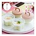 Produktbild MXBXLG Gedämpftes Ei Werkzeug, 4 Eier eierformer für gekochte Eier Gedämpfter Eierbecher Kuchen Form Gekochte Eierform Frühstückstasse Eisform Eierdampfer Omelette für Für Küche EsszimmerHerstellung