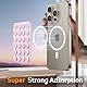 Jurqqer Silikon Handy Saugnapf Halterung Kompatibel mit MagSafe für iPhone und Android, Magnet Halterung Magnetische Handyhalterung für TikTok Ersteller, Videos und Selfies Weiß