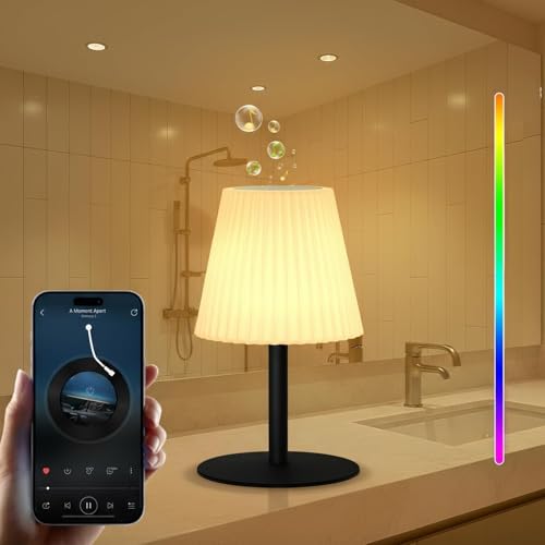 UUFFOO Shower Lamp | Dual Speaker Pairing, IP44 Waterproof Outdoor