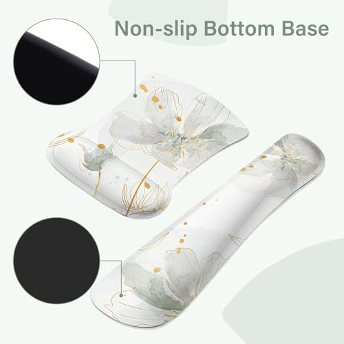 MOSISO Desk Mat Keyboard Mouse Pad Set