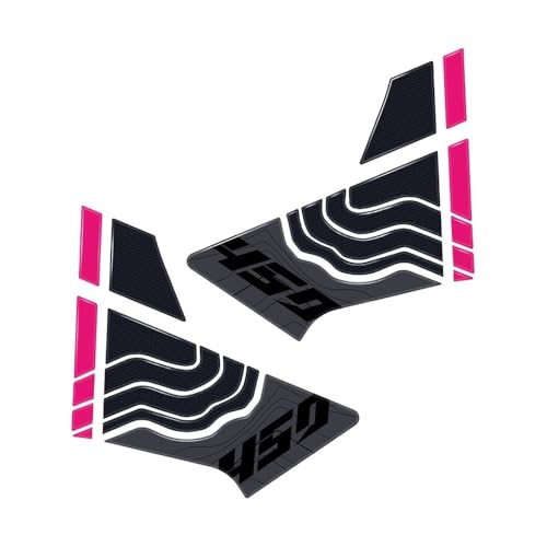 Autocollants protections latérales réservoir moto 450MT 2024 kit