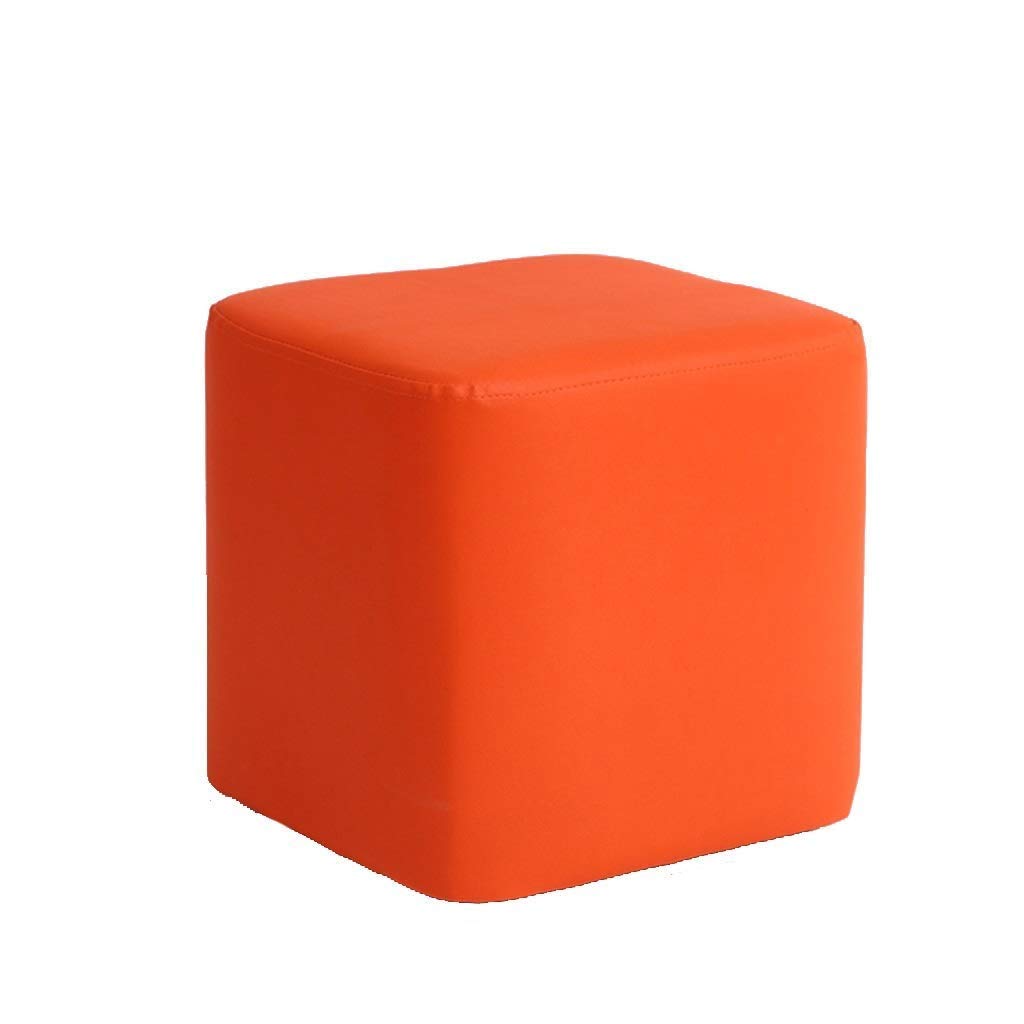 Repose-Pieds en Cuir Petit Tabouret Portable Doux Confortable Taille A PU