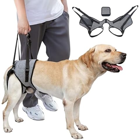 Dog Lift Harness, Dog Sling for Medium Large Dogs, Adjustable Dog Support Harness for Back Legs, Comfy Design Pet Harness with Padded for Elderly, Injured, Arthritic, Senior, Disabled Dogs（XL） Cover