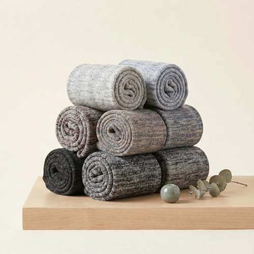 Image of Tipi Toe Women's Knee High Socks 6 Pack - Colorful Funky Patterned Long Socks, Soft & Comfortable Everyday Wear