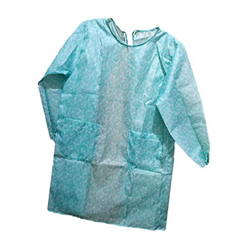 EXCEART Waterproof Apron with Sleeves for Women Long Sleeve Cooking and Housework Aprons Durable Kitchen Smock for Home Restaurants and Gardening Easy to Wear Full Coverage Overclothes - Image 2