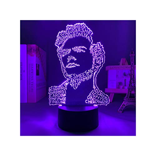 3D LED Night Light Harry Styles Lampada Regalo per I Fan Arredamento...