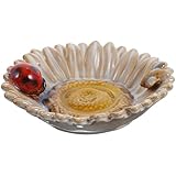 Plateau porte-clés pour console d'entrée – convient également comme plateau de présentation pour coiffeuse ou bijouterie. ce plateau en céramique présente une forme de tournesol et un design élégant. sa texture est agréable