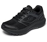 Skechers Women's Go Run Consistent Mapleton Sneaker, Black/Black, 9