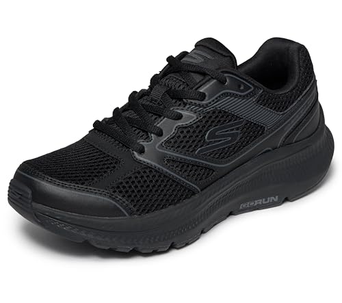 Skechers fB[X Go Run Consistent Mapleton Xj[J[, ubN/ubN, 9 Wide