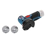 bosch gdr 10 8 v-li professional Lieferumfang: GWS 12-76, 1/2 L-BOXX-Einlage, 1 x Hartmetall-Trennscheibe, Carbide Multiwheel, 76 x 10 mm,
2 x Inox-Trennscheibe, Schutzhaube, Karton