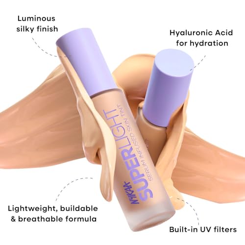 Image of Nykaa Superlight Serum Matte Filter Finish Skin Tint Foundation - 315P (30ml)