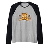 Photo Gallery kaiju gatto mostro giapponese maglia con maniche raglan Photo Gallery kaiju gatto mostro giapponese maglia con maniche raglan
