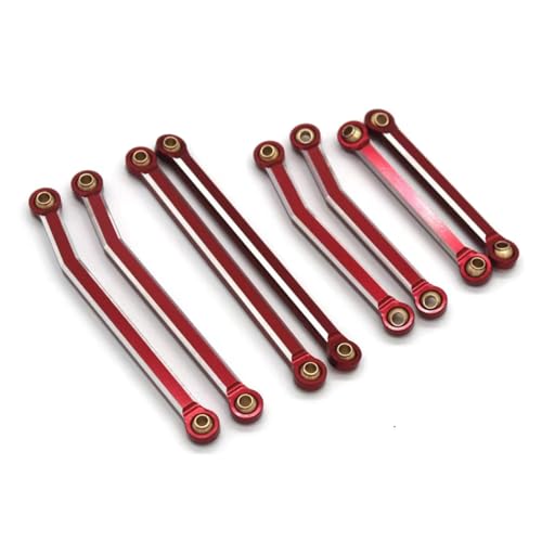 RC�A�N�Z�T���[ Compatible With JJRC For TRX4M C8801 C8808 C8809 AX8560 1/18 RC�J�[�A�b�v�O���[�h�A�N�Z�T���[�p�[�c 8�{�̋����v�����b�h(Red)