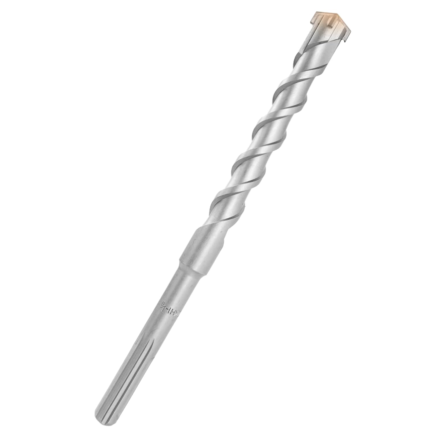 ZKH 1-1/4" x 8-1/2" x 15" SDS MAX Rotary Hammer Drill Bit, 4 Cutter Crossed-Tipped, Wide Double Flute, Precise Fast Drilling, 40CR, Carbide Tipped SDS MAX Bit for Brick, Stone, Concrete