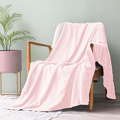 Couverture flanelle jacquard vert gazon pour lit King Size 228x264 cm