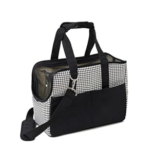 Transportín Bolsa Porta Mascota Gato Perro 5kg, Bolsa Bandolera y de Mano para Viaje Aprobada por Aerolínea, Transportador con Laterales Flexibles Cómodo Elegante Plegable Transpirable