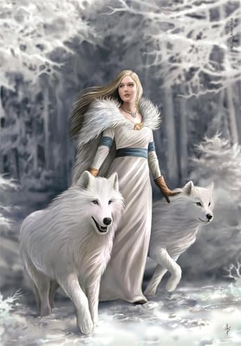 Clementoni Jigsaw Puzzle 1000 pieces Anne Stokes Winter Guardians, Compact box, Puzzle for Adults 14-99 Years, Made in Italy, 39957 - Image 2