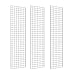 Econoco Grid for Any Retail Display, 2? Width x 8? Height, 3 Grids Per Carton (Black)