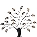 Americanflat Family Tree Picture Frame - Includes 6 Hanging 2x3 Picture Frames - Adjustable Ribbon Tassels - Ideal as Mother’s Day Gifts, Birthday Gifts, or Christmas Decor - Black and Bronze