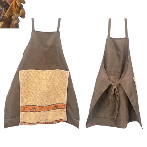 GKOPLUS Chef's Prank Apron 2025 - Ultimate Funny Gag Gift for Men with Hidden Surprise Pocket,...