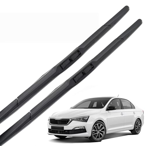 Essuie-glace Skoda Rapid durable face aux intempéries | Kit avant complet - 2