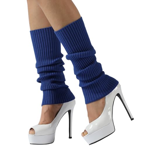 Image of Nanxson Knit Ribbed LegWarmer Women Knit Calf Accessories Leg Sleeves