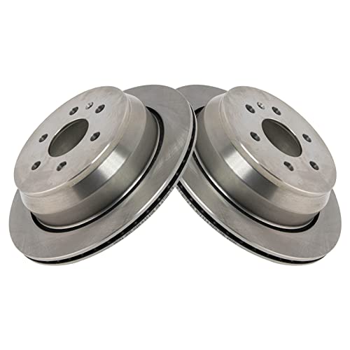 Image of TRQ Rear Brake Pad and Rotor Set Semi Metallic