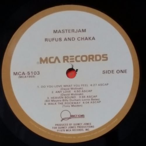 RUFUS AND CHAKA Masterjam 1979 MCA 5103 LP Vinyl VG++ Cover VG+ GF image 4