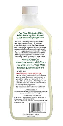 Drainbo Pau Pilau Wetsuit Cleaner and Conditioner, 16-Ounce