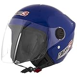 CAPACETE ABERTO PRO TORK NEW LIBERTY 3 SOLID AZUL TAM. 60
