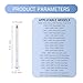 UGSHY Pack-16 Car Door Hinge Pin Set, Durable Bushing Repair Kit with E-Ring Clamp, Automobile Modification Accessories, Compatible with Chevrolet GMC (Silver)