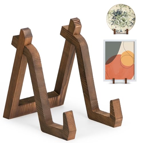 ANBOXIT Plate Display Stand, 8 Inch Plate Holder for Displaying, Decorative Picture Frame Dish Photo...