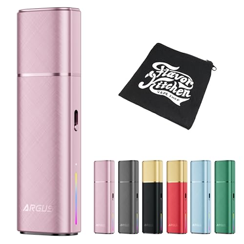 【キャップ付き】VOOPOO ARGUS Klyc|ブープー アーガス クリック|FlavorKitchenオリジナルミニポーチ付き|VAPE ベイプ 電子タバコ スターターキット 1350mAh 高出力30W (Dusty Pink)