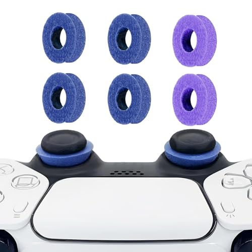 6 Pack Precision Rings Aim Assist for PS5, for PS4, Compatible with Xbox Controllers Accessories–...