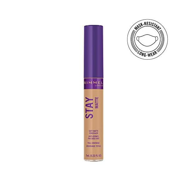 Rimmel-Stay-Matte-Concealer-Nude-005-Fl-Ounce Rimmel London Stay Matte - 161 Nude - Concealer, 24-Hour Wear, Shine Control, Fights Free Radicals, 0.23oz
