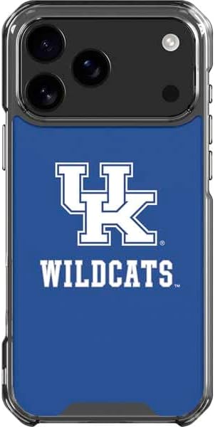Skinit Clear Phone Case Compatible with iPhone 17 Pro Max - Officially Licensed University of Kentucky UK Wildcats Design