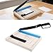 ASOUUNLD Guillotina de Papel a4, Cortador de Papel Cizalla Papel Manual Cizalla Papel Manual, Corta 12 Hojas, B5 A5 B6 B7 con Protector de Seguridad para Cortar Papel, Tarjetas, Fotos