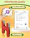 Gojmzo Alphabet Flash Cards, ABC Learning Toys for Kids 3-5, Wooden Letters Number Blocks Sight Words Matching Game, Montessori Educational Toys for 3+ Year Old, Toddler Preschool Learning Activities