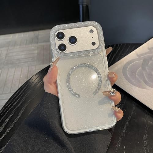 Coque iPhone 13 paillettes blanches idéale pour vos soirées et selfies