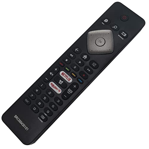 VINABTY Replacement Remote Control Applicable For Philips LED LCD TV,Compatible Models BRC0884301/01 43PUS6504/12 43PUS6504/62 43PUS6554/12 50PUS6554/12 65PUS6504/12 65PUS6554/12 70PUS6504/12 - Image 3