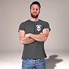 Men’s Skull Graphic T-Shirt - Streetborn Deathworn Urban Streetwear Tee - Gothic Biker Loyalty Shirt - Punk Rock Graphic Tee for Men Charcoal Size XXL #5