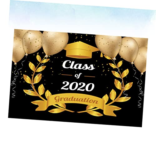 Amosfun Banner Do Baile De Formatura Parabéns Pano De Fundo Da Foto Comemoração De Formatura Pano De