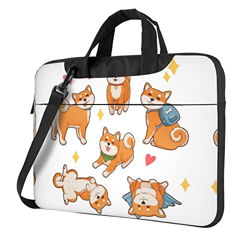 Sac business ordinateur 15.6 pouces Shiba Inu pour ranger toutes vos affaires