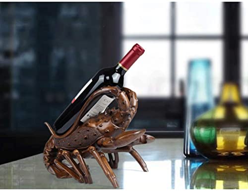 Soporte creativo para botellas de vino en forma de langosta miniatura 2