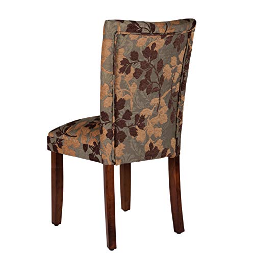 Homepop Home Decor | K1136-F975 | Classic Upholstered Parsons Dining Chair | Single Accent Dining Chair, Brown Woven #TOP7