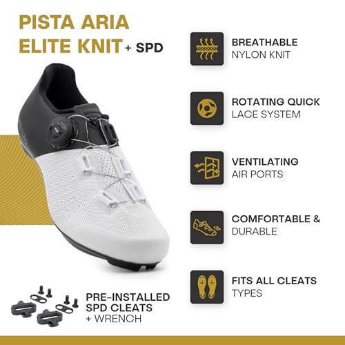 Image of Tommaso Pista SPD Cycling Shoes for Women - Ready to Ride with Pre-Installed SPD Cleats for Spin Classes & Indoor Bikes - Explore Variety Cycling Shoes & Bike Accessories